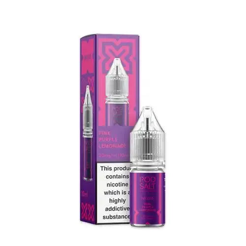 Pink Purple Lemonade Nic Salt E-Liquid by Pod Salt Nexus