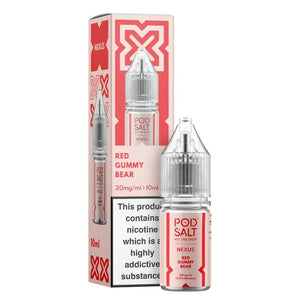 Red Gummy Bear Nic Salt E-Liquid by Pod Salt Nexus