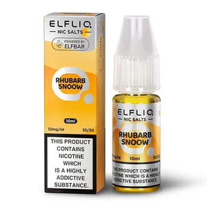 Rhubarb Snoow Nic Salt E-Liquid by Elf Bar Elfliq