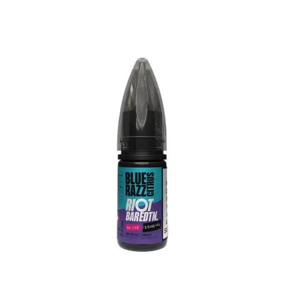 Blue Razz Citrus Nic Salt E-Liquid by Riot Bar Edition No Ice