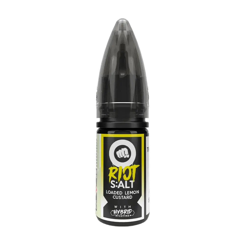 Loaded Lemon Custard Hybrid Salt E-Liquid by Riot Squad