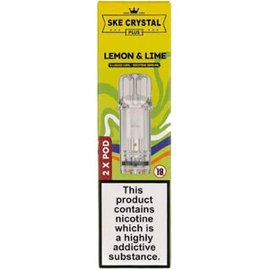SKE Crystal Plus Lemon & Lime Pods 2 Pack