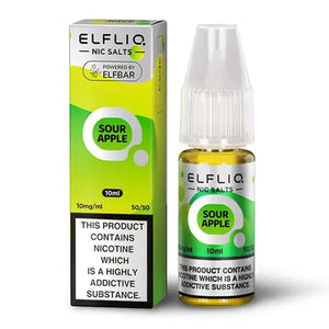 Sour Apple Nic Salt E-Liquid by Elf Bar Elfliq