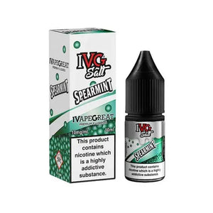 Spearmint Nic Salt eLiquid by IVG