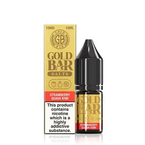 Strawberry Guava Kiwi Nic Salt E-Liquid by Gold Bar Salts