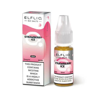 Strawberry Ice Nic Salt E-Liquid by Elf Bar Elfliq