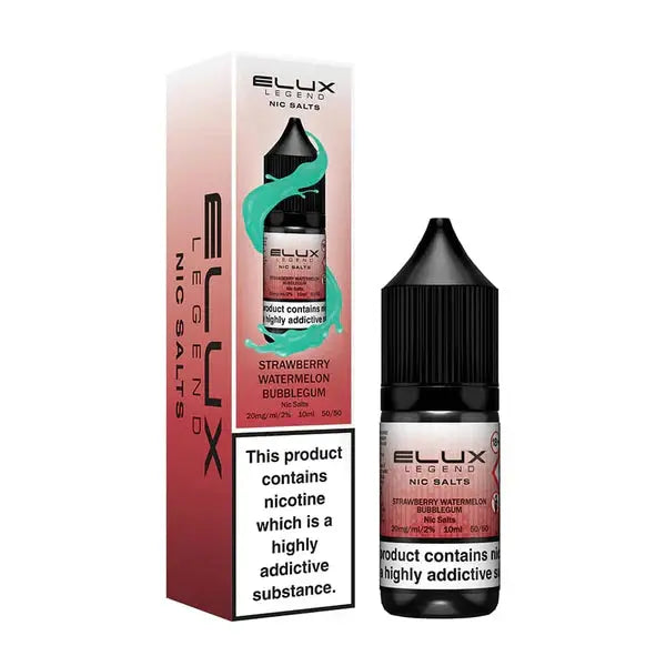 Strawberry Watermelon Bubblegum Nic Salt E-Liquid by Elux Legend