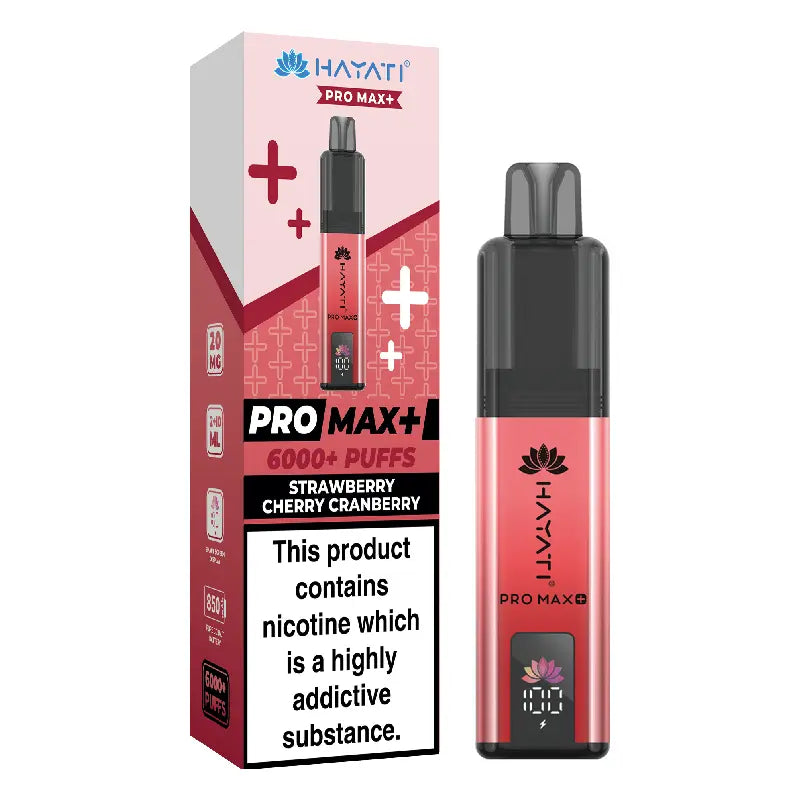 Hayati Pro Max Plus 6000 Strawberry Cherry Cranberry Kit