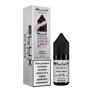 Vanilla Tobacco Nic Salt E-Liquid by Elux Legend