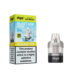 Vaporesso Dojo Blast 10K Banana Ice Prefilled Pods packaging and pod design.