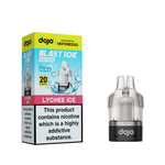 Vaporesso Dojo Blast 10K Lychee Ice Prefilled Pods packaging and pod image