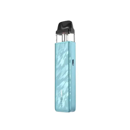 Vaporesso Mini Pod Vape Kit in striking blue color, showcasing sleek design and modern features.