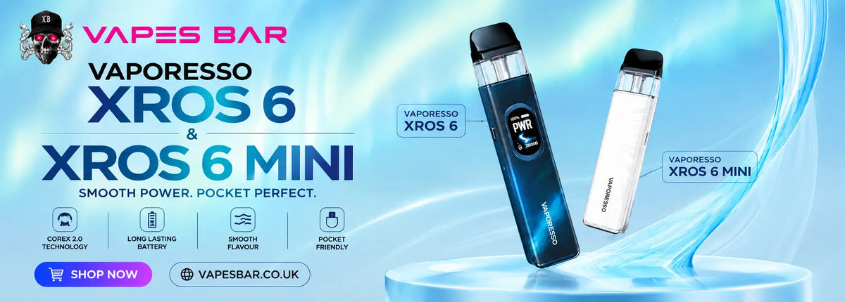 vaporesso xros 6 and xros 6 mini vape kit