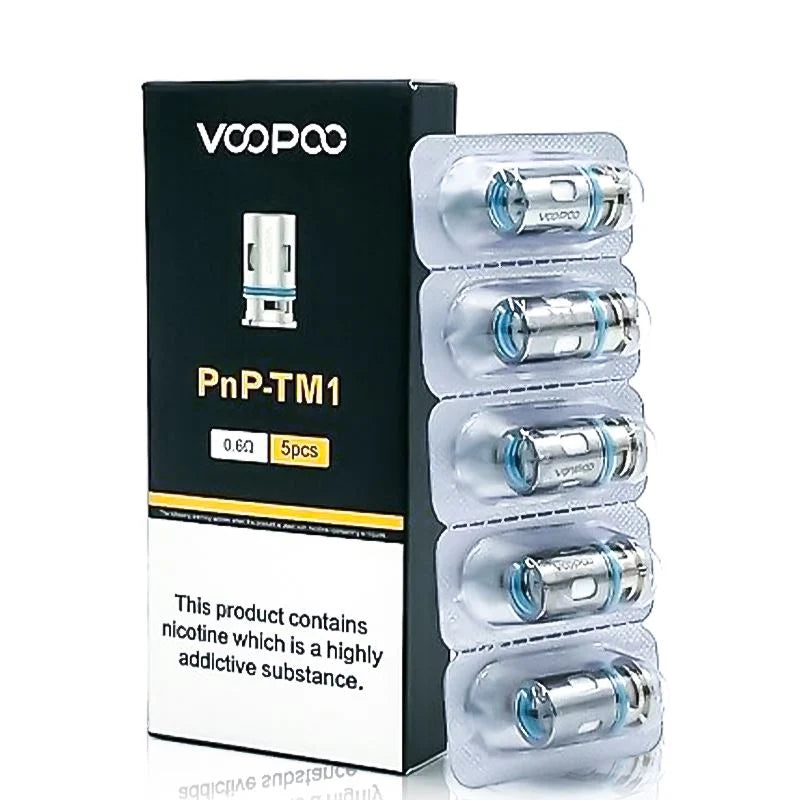 VooPoo PnP-TM1 0.6ohm mesh coils 5 pack boxed