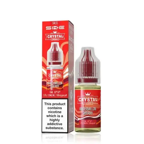 Watermelon Cherry Nic Salt E-Liquid by Crystal Original