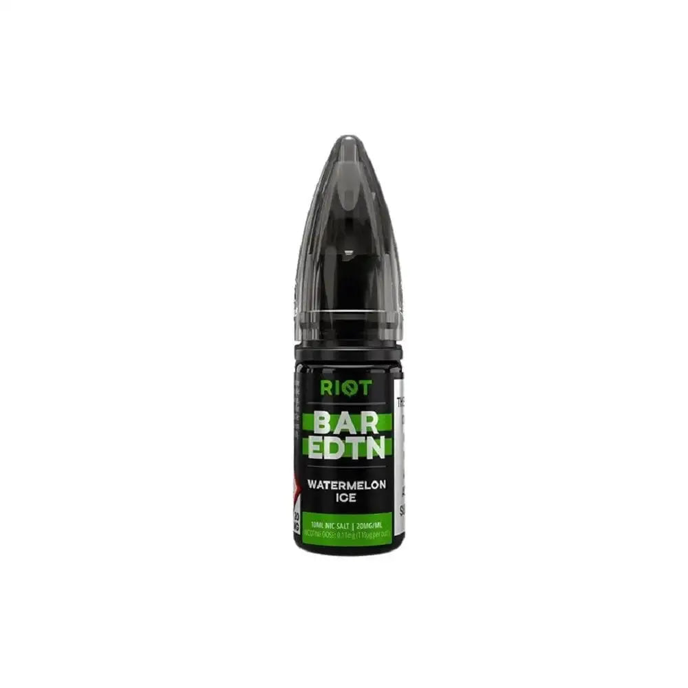 Watermelon Ice Nic Salt E-Liquid by Riot Bar Edition