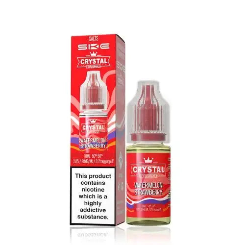 Watermelon Strawberry Nic Salt E-Liquid by Crystal Original