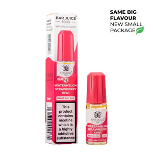 Watermelon, Strawberry & Kiwi Nic Salt E-Liquid by Bar Juice 5000